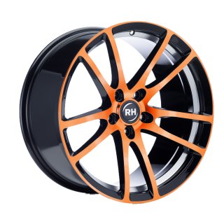 Leichtmetall-Felgen BO859545108G32 | Typ 655 BO Flowforming 1tlg. | 8,5X19" ET45 5/108 color polished - orange