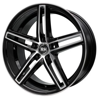 Leichtmetall-Felgen DG8520545112G03 | Typ 445 DG Evolution 1tlg. | 8,5X20" ET45 5/112 Schwarz voll poliert