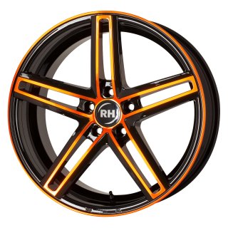 Leichtmetall-Felgen DG859545112G32 | Typ 444 DG Evolution 1tlg. | 8,5X19" ET45 5/112 color polished - orange