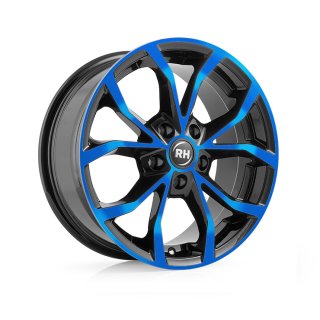 Leichtmetall-Felgen DF807535120G31 | Typ 436 DF Energy 1tlg. | 8X17" ET35 5/120 color polished - blue
