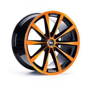 Leichtmetall-Felgen GT808535112G32 | Typ 660 GT 1tlg. | 8X18" ET35 5/112 color polished - orange