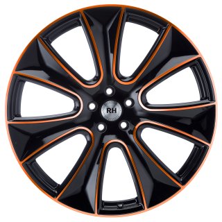 Leichtmetall-Felgen NAJII808530120G32 | Typ 661 NAJ II 1tlg. | 8X18" ET30 5/120 color polished - orange