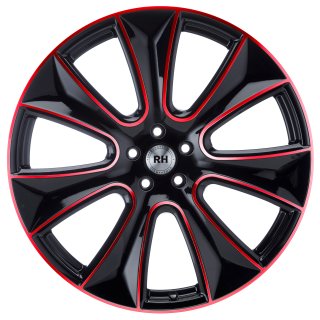 Leichtmetall-Felgen NAJII808545114G30 | Typ 661 NAJ II 1tlg. | 8X18" ET45 5/114,3 color polished - red