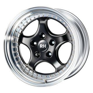 Leichtmetall-Felgen P10852713068 | Typ P4 P Rad 3tlg. | 10X18" ET27 5/130 schwarz/Horn hochgl.pol.