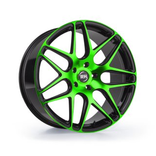 Leichtmetall-Felgen RB11902535114G28 | Typ 657 RB11 1tlg. | 9X20" ET35 5/114,3 color polished - green