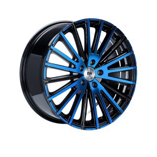 Leichtmetall-Felgen WM902555112G31 | Typ 653 WM Flowforming 1tlg. | 9X20" ET55 5/112 color polished - blue