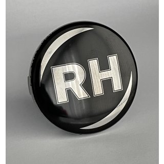Nabenkappe 60 mm, BM hoch, schwarz | Logo RH