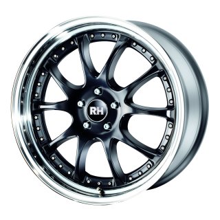 Leichtmetall-Felgen MK90256311268 | Typ P612 MK Dynamik 3tlg. | 9X20" ET63 5/112 schwarz/Horn hochgl.pol.