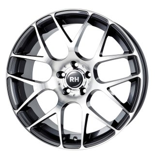 Leichtmetall-Felgen NBU858545108G06 | Typ 603 NBU Race 1tlg. | 8,5X18" ET45 5/108 anthrazit voll poliert