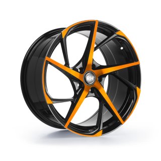 Leichtmetall-Felgen RB12959545112G32 |  RB12 1tlg. | 9,5X19" ET45 5/112 color polished - orange