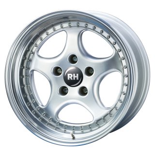 Leichtmetall-Felgen P115853313008 | Typ P8 P Rad 3tlg. | 11,5X18" ET33 5/130 silber/Horn hochgl.pol.