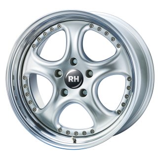 Leichtmetall-Felgen AL758534100K08 | Typ P99 AL Cup 3tlg. | 7,5X18" ET34 5/100 silber/Horn hochgl.pol.