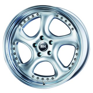Leichtmetall-Felgen _P90954411208 | Typ P573 Turbo P 3tlg. | 9X19" ET44 5/112 silber/Horn hochgl.pol.
