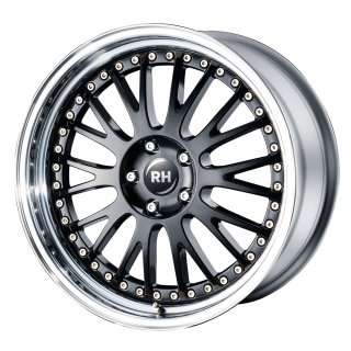 Leichtmetall-Felgen AN90956213511268 | Typ P142 AN Crossline 3tlg. | 9X19" ET62 5/112 schwarz/Horn hochgl.pol.