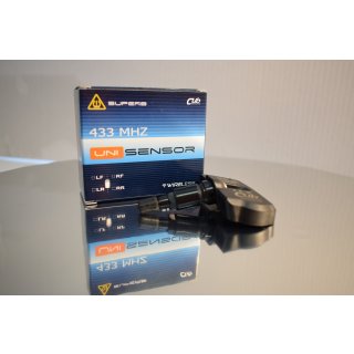 RDKS-Sensor CUP UNI Sensor | für Alufelge | inkl. Aluventil schwarz