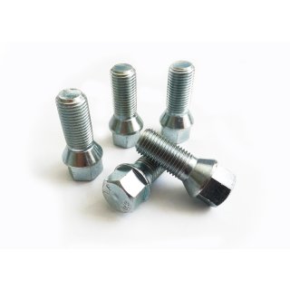 Radschraube M14x1,5x32 SW17 | 10.9 60* silber/ B42