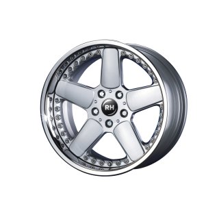 Leichtmetall-Felgen AM959510331120D09 | Typ P123 AM (X)-Rad 3tlg. | 9,5X19" ET10 5/120 sterlingsilber lackiert