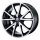 Leichtmetall-Felgen DE807545112A03 | Typ 431 DE Sports 1tlg. | 8X17" ET45 5/112 Schwarz voll poliert
