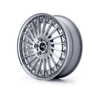 Leichtmetall-Felgen AZ2080255611208 | Typ P6111 AZ 20 3tlg. | 8X20" ET56 5/112 silber/Horn hochgl.pol.