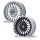 Leichtmetall-Felgen AZ2080255611268 | Typ P6111 AZ 20 3tlg. | 8X20" ET56 5/112 schwarz/Horn hochgl.pol.