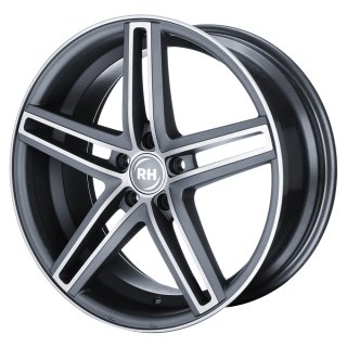 Leichtmetall-Felgen DG8520535112G21 | Typ 445 DG Evolution 1tlg. | 8,5X20" ET35 5/112 anthrazit matt voll poliert